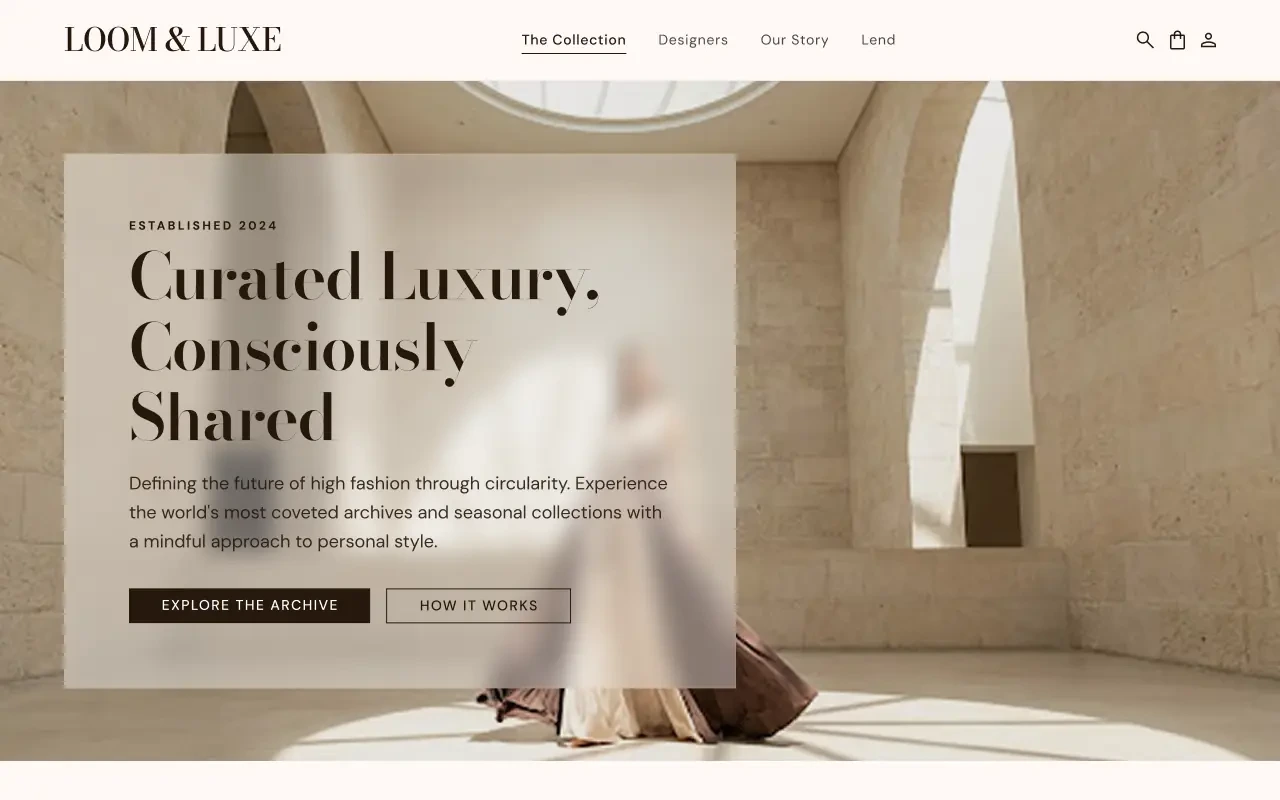 Loom & Luxe cover screenshot