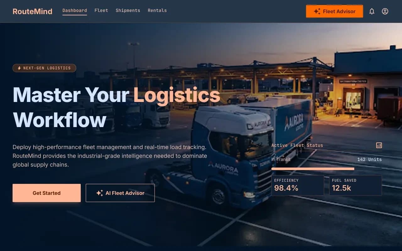RouteMind product screenshot